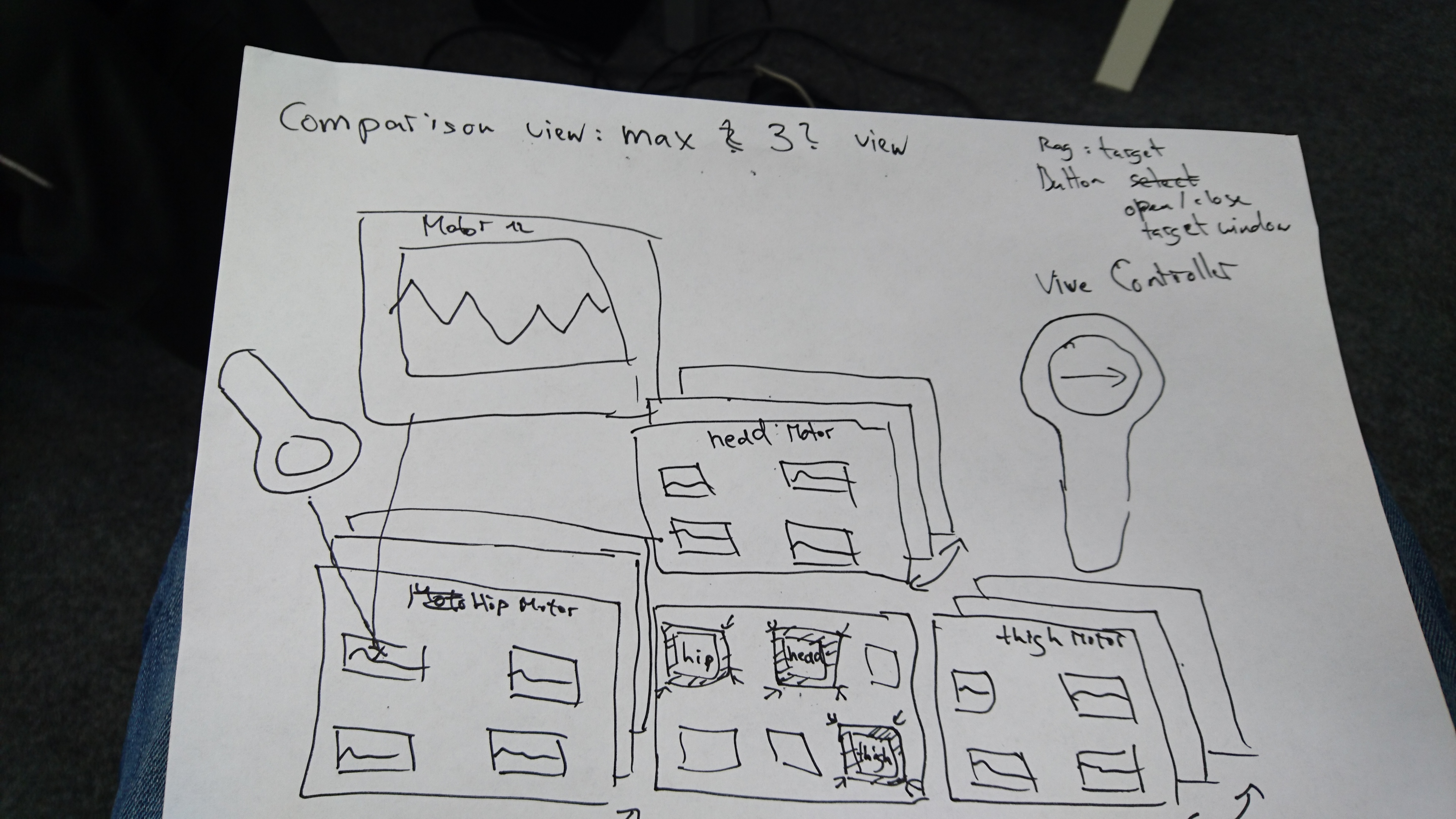 Comparison view sketch